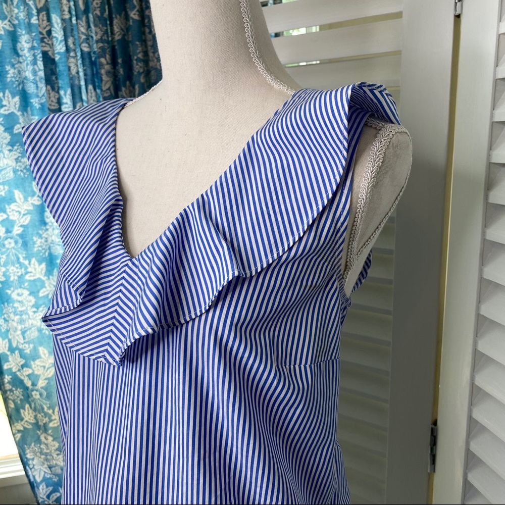 J. Crew Seer Sucker Blouse